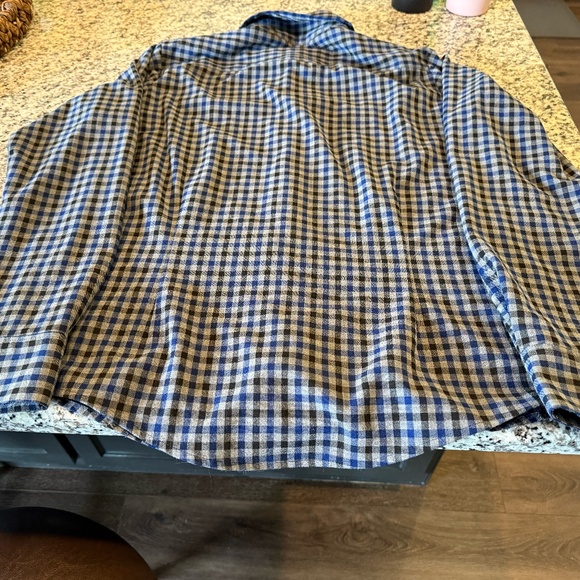 Mizzen+Main City Button Down Shirt Plaid - Slim Small - Picture 2 of 5